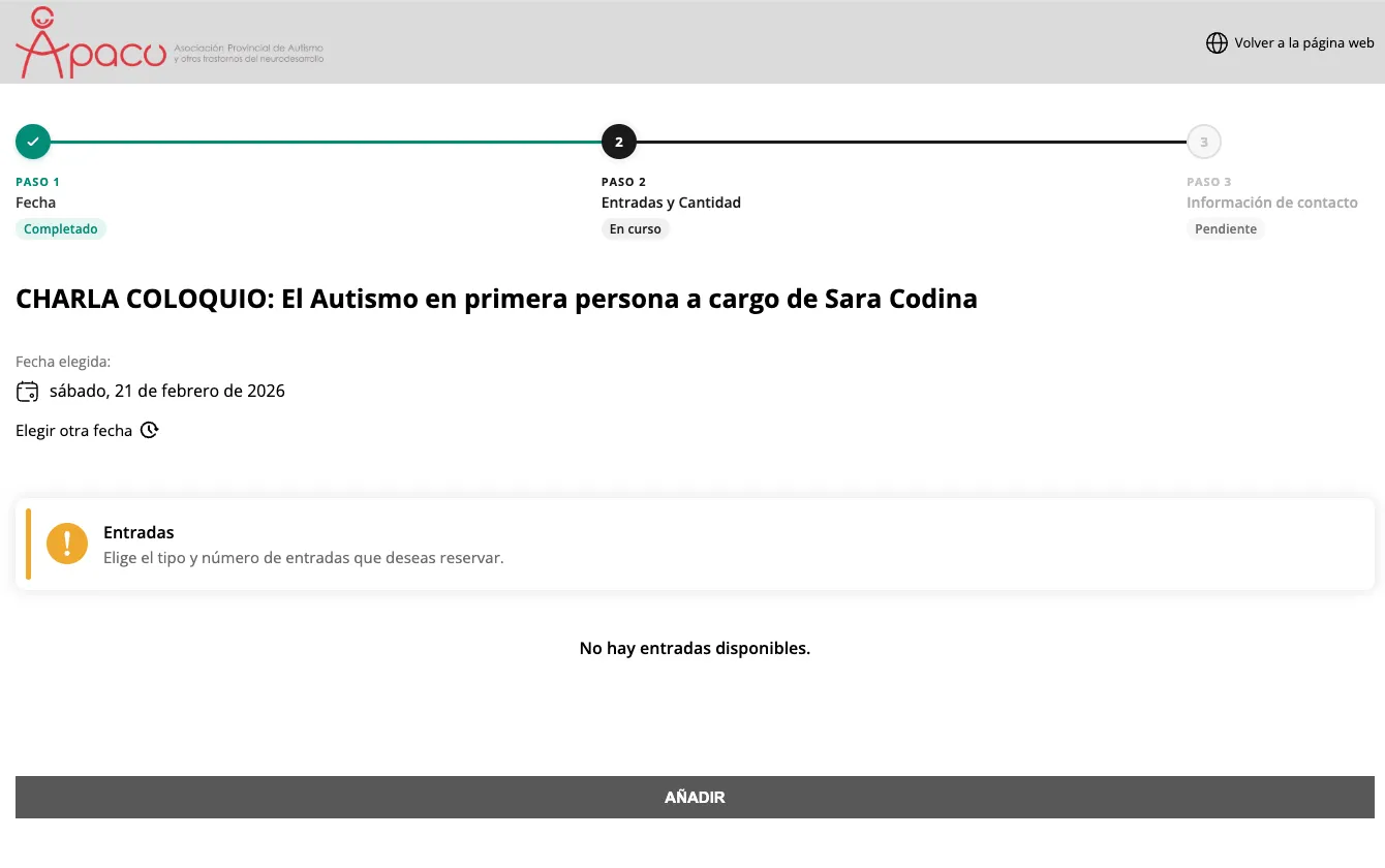 Inscripción a una charla coloquio organizada por APACU