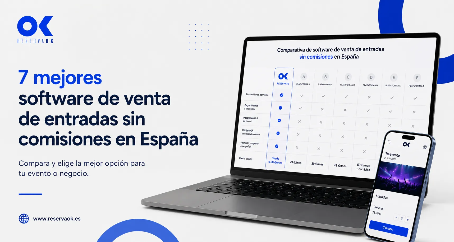 software de venta de entradas sin comisiones